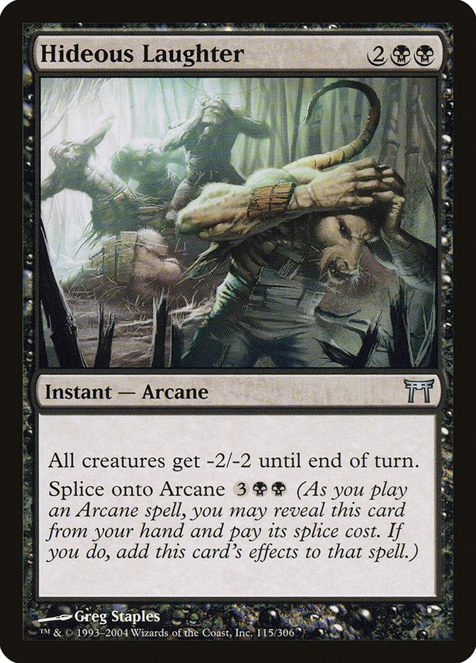 Hideous Laughter [Champions of Kamigawa] [Foil]