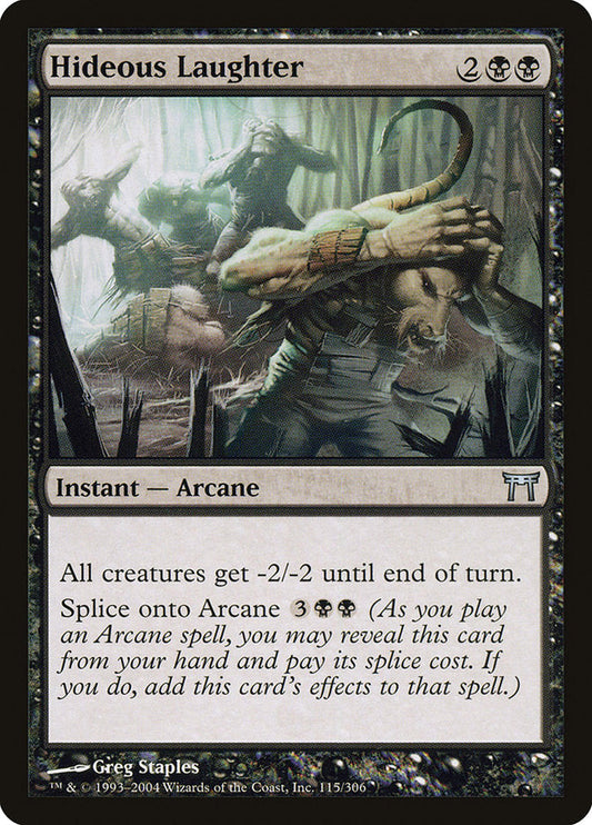 Hideous Laughter [Champions of Kamigawa] [Foil]