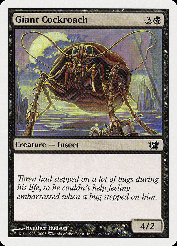 Giant Cockroach [Eighth Edition] [Foil]