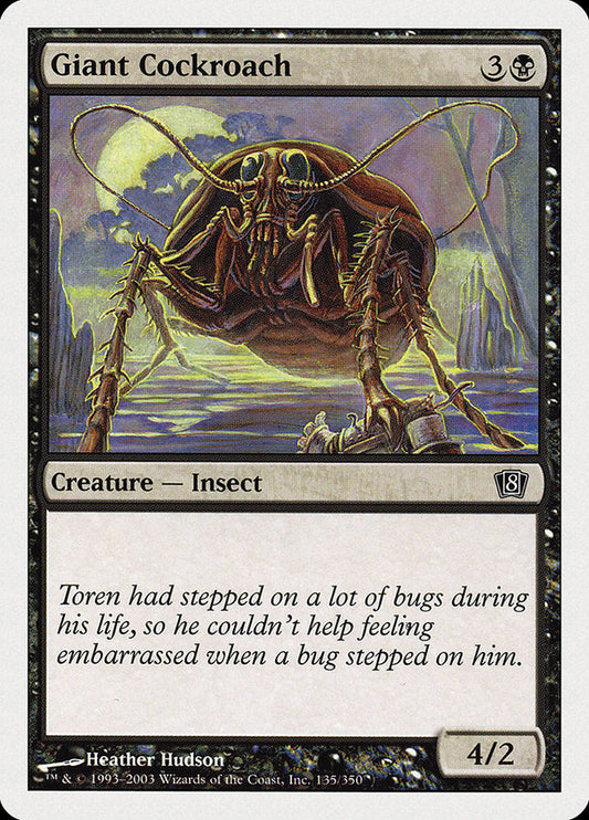 Giant Cockroach [Eighth Edition] [Foil]
