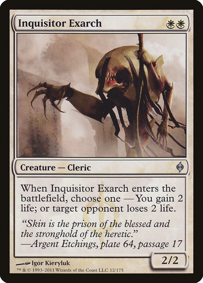 Inquisitor Exarch [New Phyrexia] [Foil]