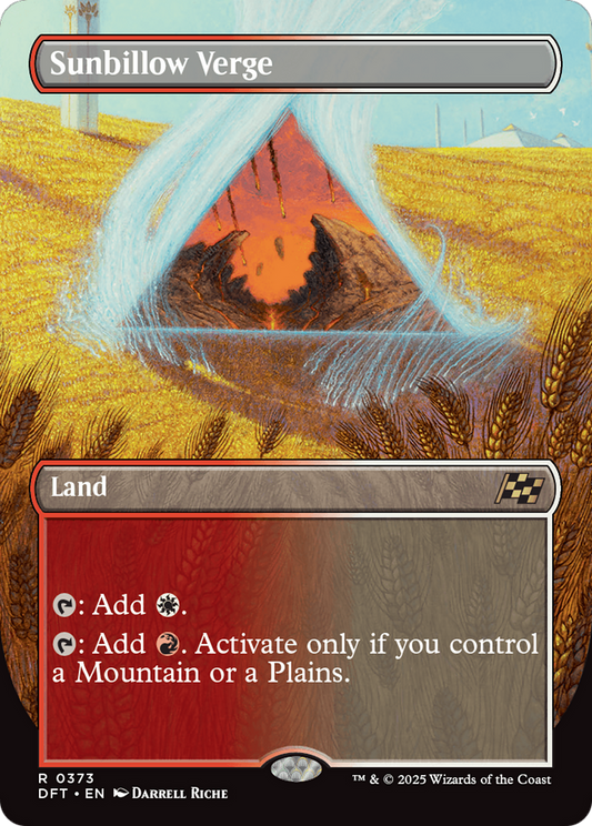 Sunbillow Verge (Borderless) [Aetherdrift] [Foil]