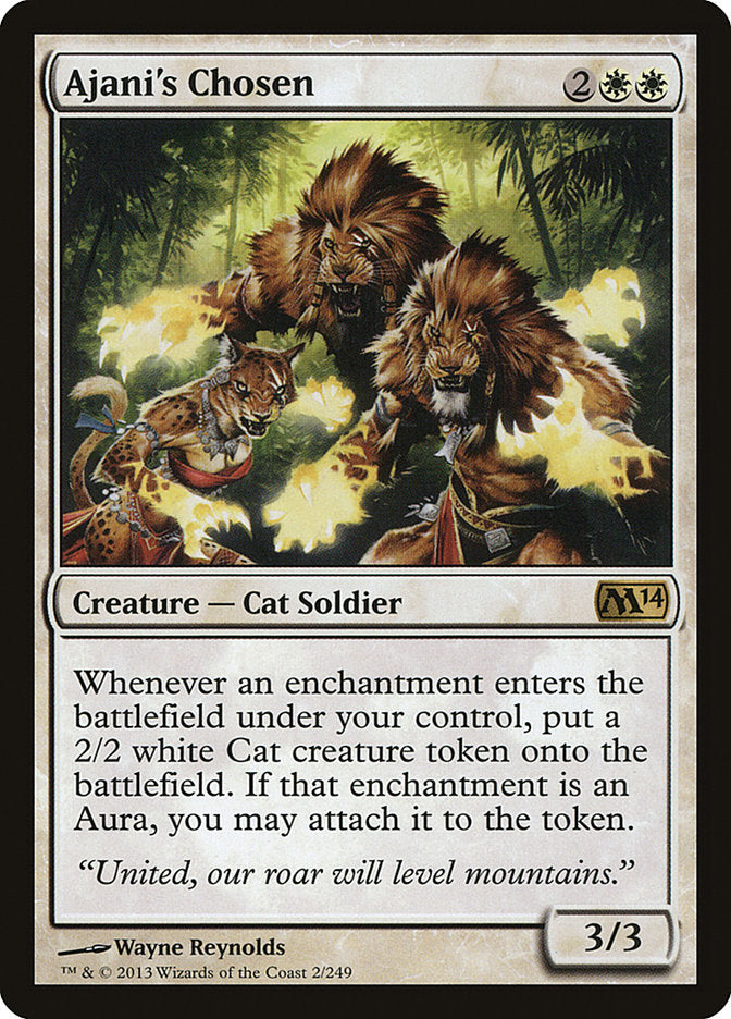 Ajani's Chosen [Core Set 2014] [Foil]