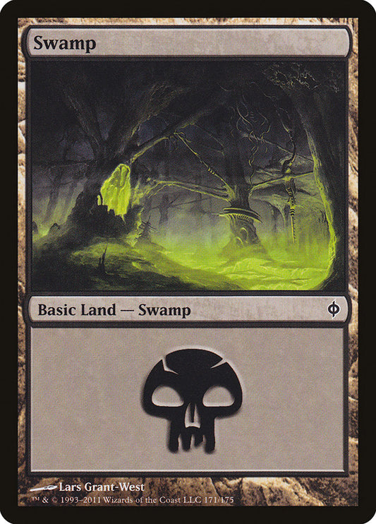 Swamp (171) [New Phyrexia] [Foil]