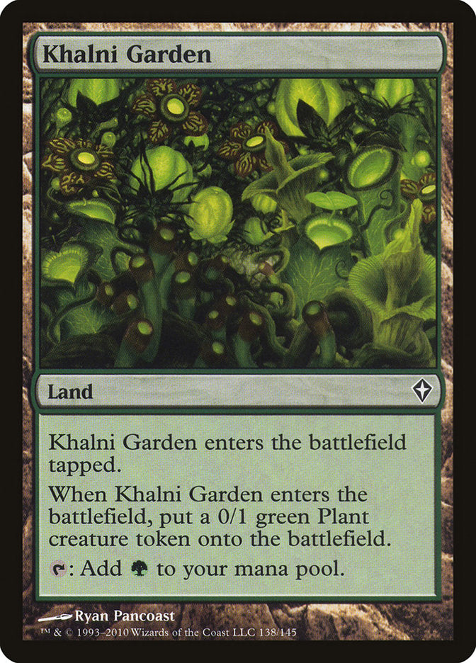 Khalni Garden [Worldwake] [Foil]