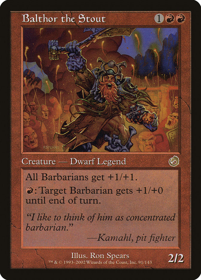 Balthor the Stout [Torment] [Foil]