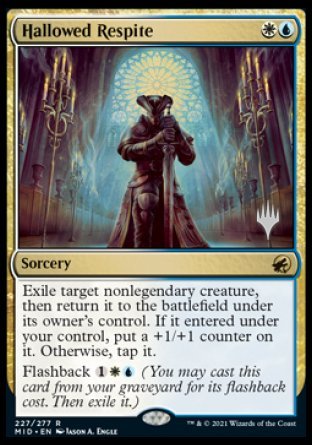 Hallowed Respite (Promo Pack) [Innistrad: Midnight Hunt Promos] [Foil]