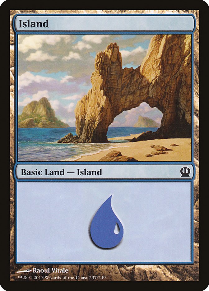Island (237) [Theros] [Foil]