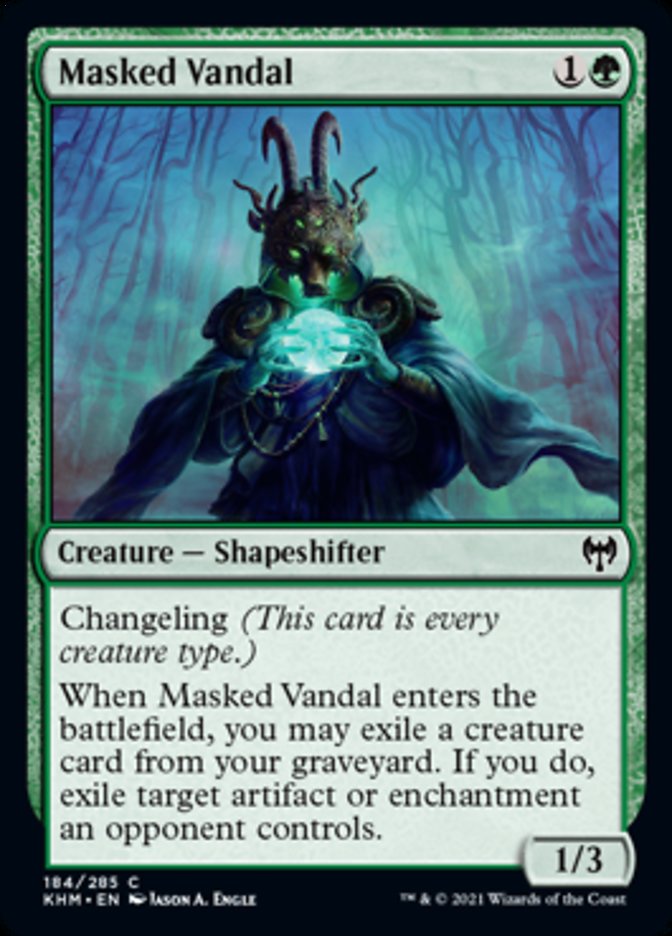 Masked Vandal [Kaldheim] [Foil]
