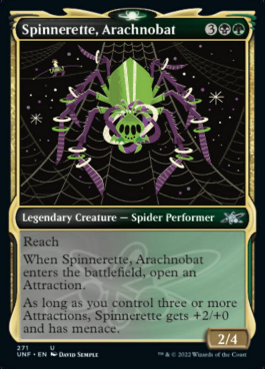 Spinnerette, Arachnobat (Showcase) [Unfinity] [Foil]