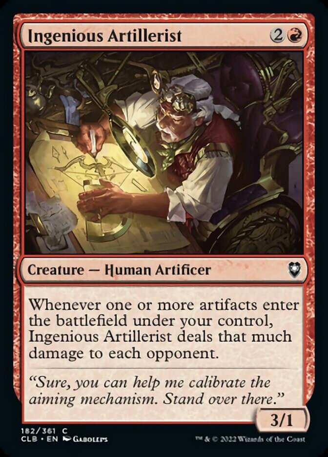 Ingenious Artillerist [Commander Legends: Battle for Baldur's Gate] [Foil]