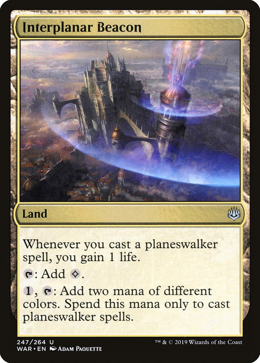 Interplanar Beacon [War of the Spark] [Foil]
