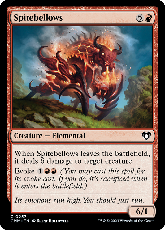 Spitebellows [Commander Masters] [Foil]
