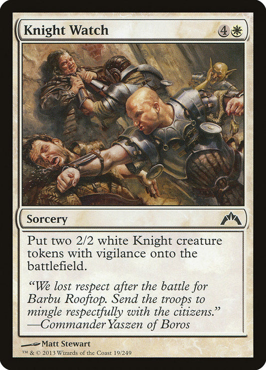 Knight Watch [Gatecrash] [Foil]
