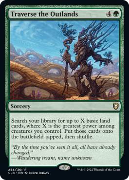 Traverse the Outlands [Commander Legends: Battle for Baldur's Gate] [Foil]