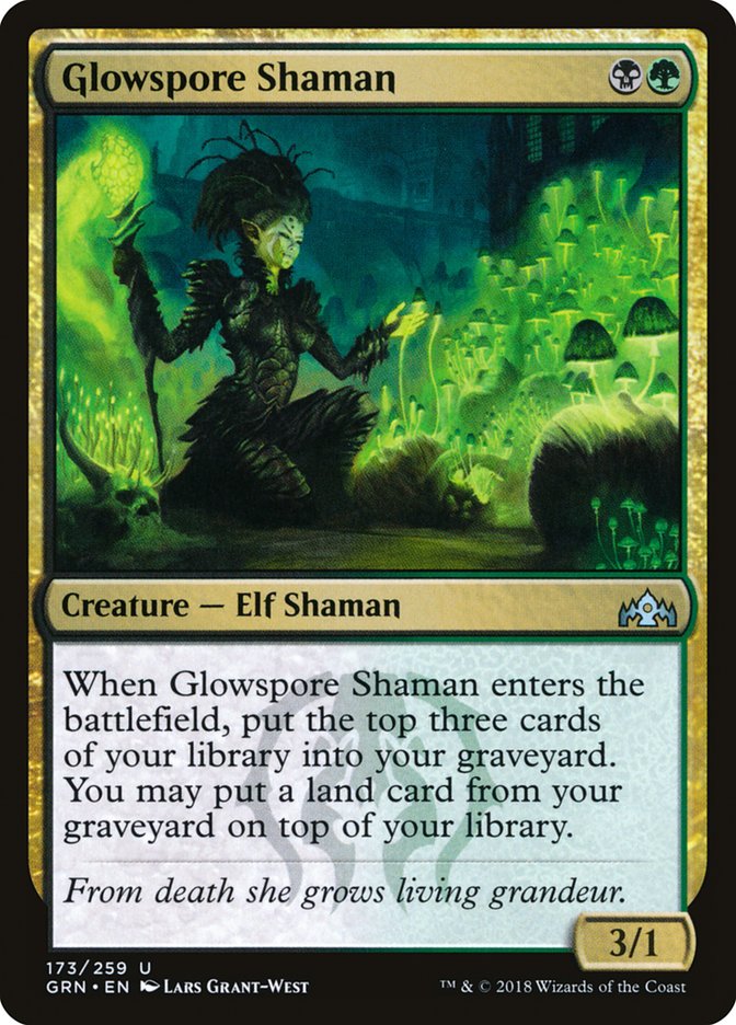 Glowspore Shaman [Guilds of Ravnica] [Foil]