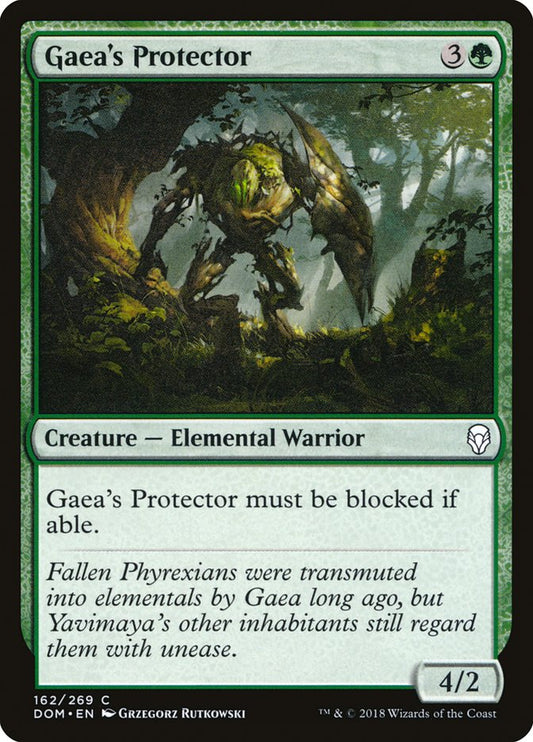 Gaea's Protector [Dominaria] [Foil]