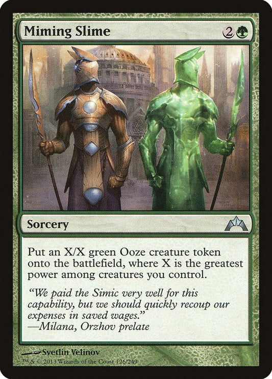 Miming Slime [Gatecrash] [Foil]