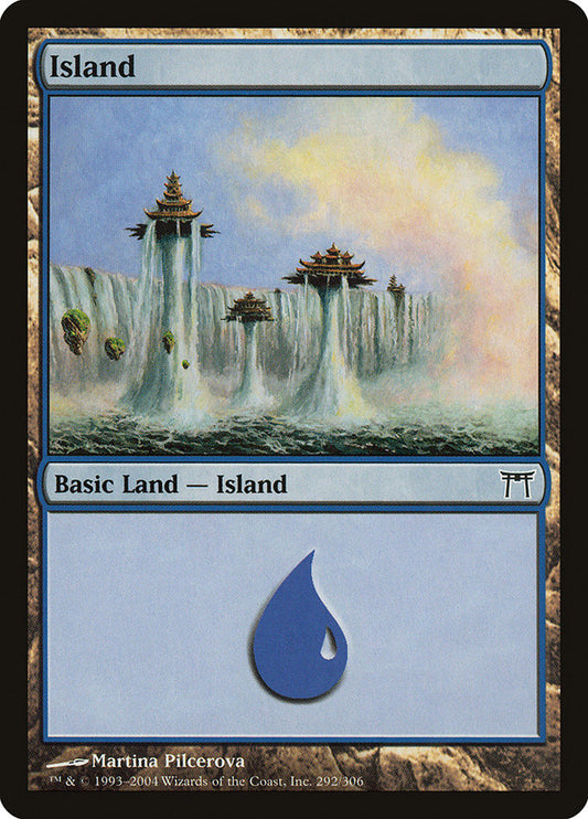 Island (292) [Champions of Kamigawa] [Foil]