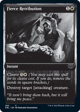 Fierce Retribution [Innistrad: Double Feature] [Foil]