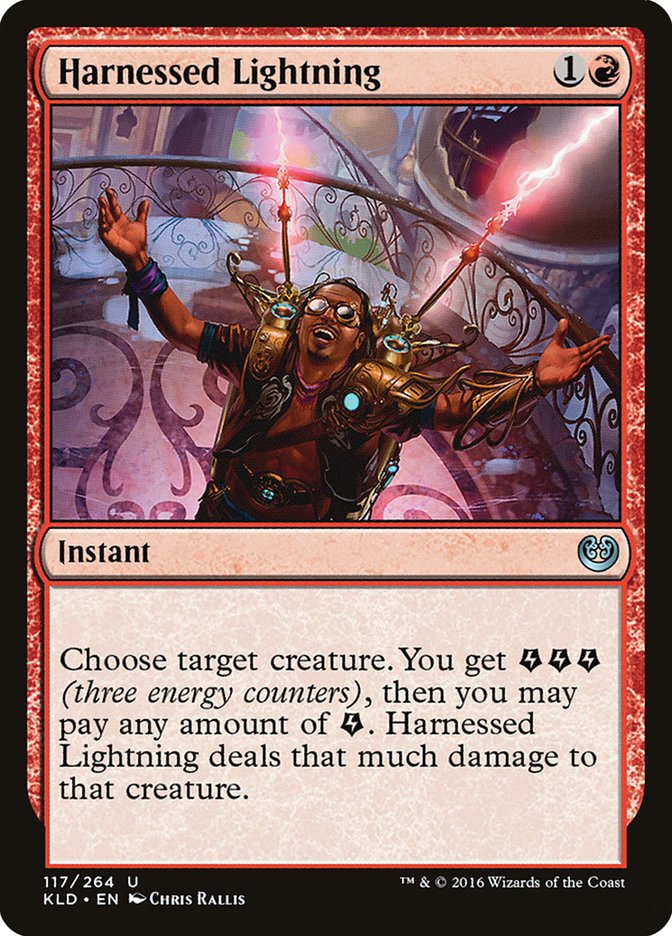 Harnessed Lightning [Kaladesh] [Foil]
