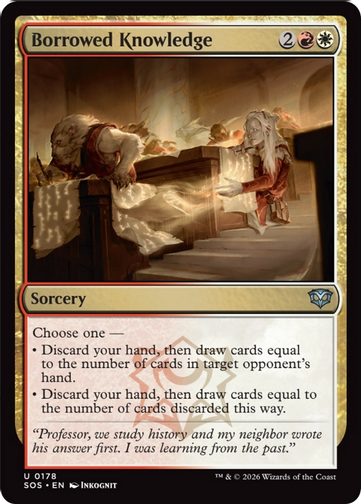 Borrowed Knowledge [Secrets of Strixhaven] [Foil]