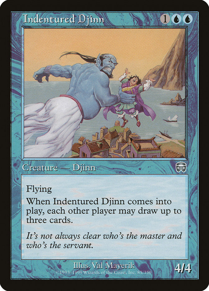 Indentured Djinn [Mercadian Masques] [Foil]