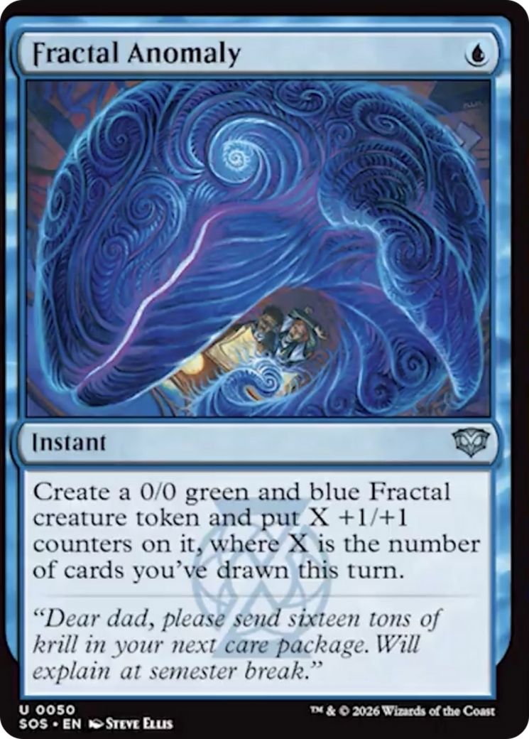 Fractal Anomaly [Secrets of Strixhaven] [Foil]