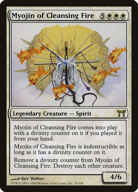 Myojin of Cleansing Fire [Champions of Kamigawa] [Foil]