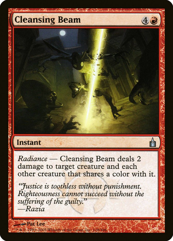 Cleansing Beam [Ravnica: City of Guilds] [Foil]