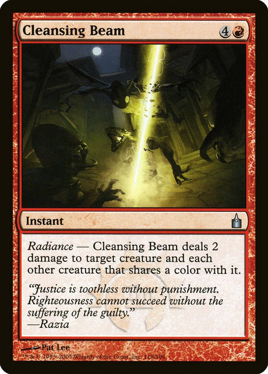 Cleansing Beam [Ravnica: City of Guilds] [Foil]