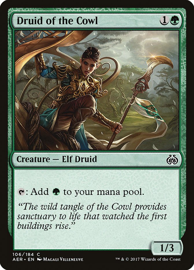 Druid of the Cowl [Aether Revolt] [Foil]