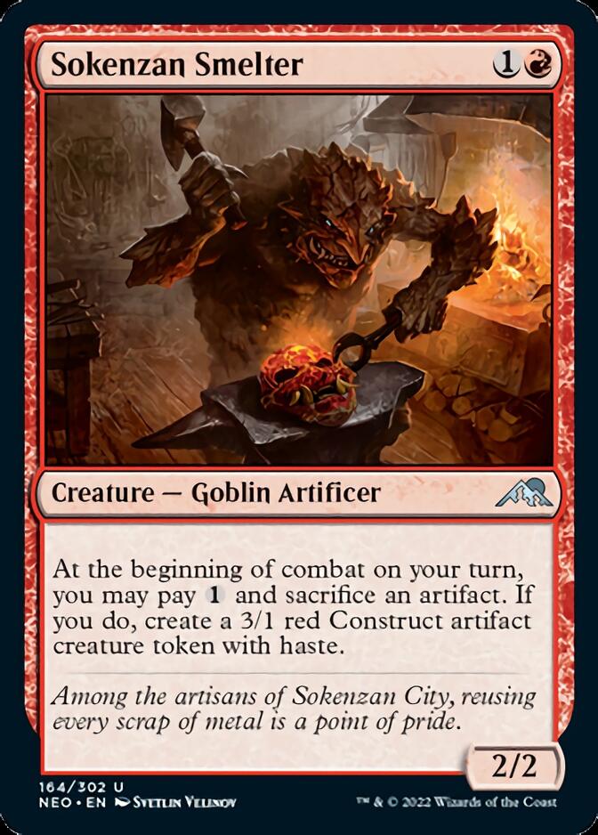 Sokenzan Smelter [Kamigawa: Neon Dynasty] [Foil]