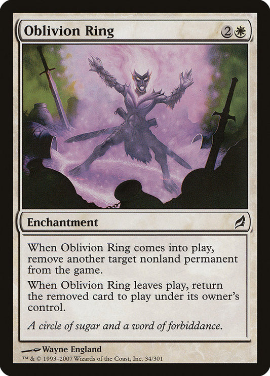 Oblivion Ring [Lorwyn] [Foil]