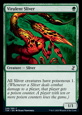 Virulent Sliver [Time Spiral Remastered] [Foil]