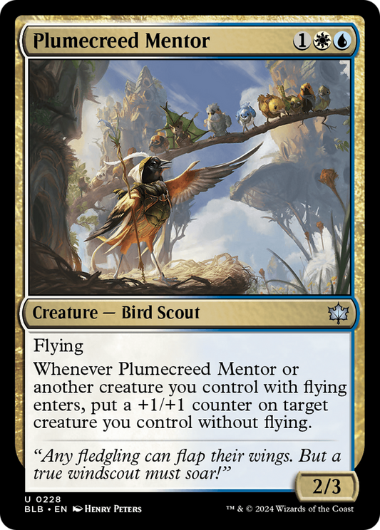 Plumecreed Mentor [Bloomburrow] [Foil]