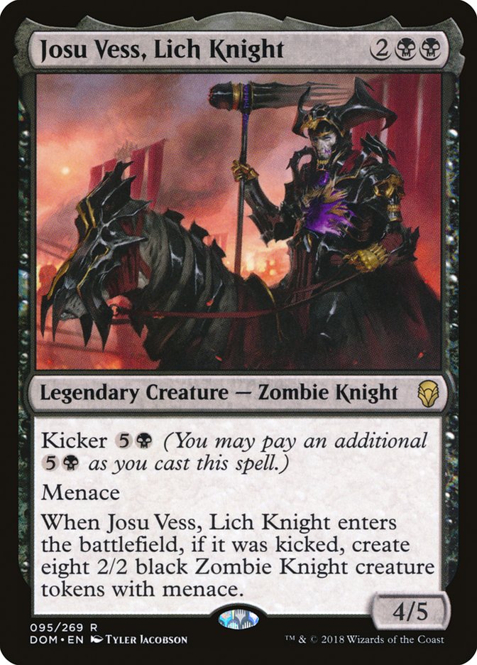 Josu Vess, Lich Knight [Dominaria] [Foil]