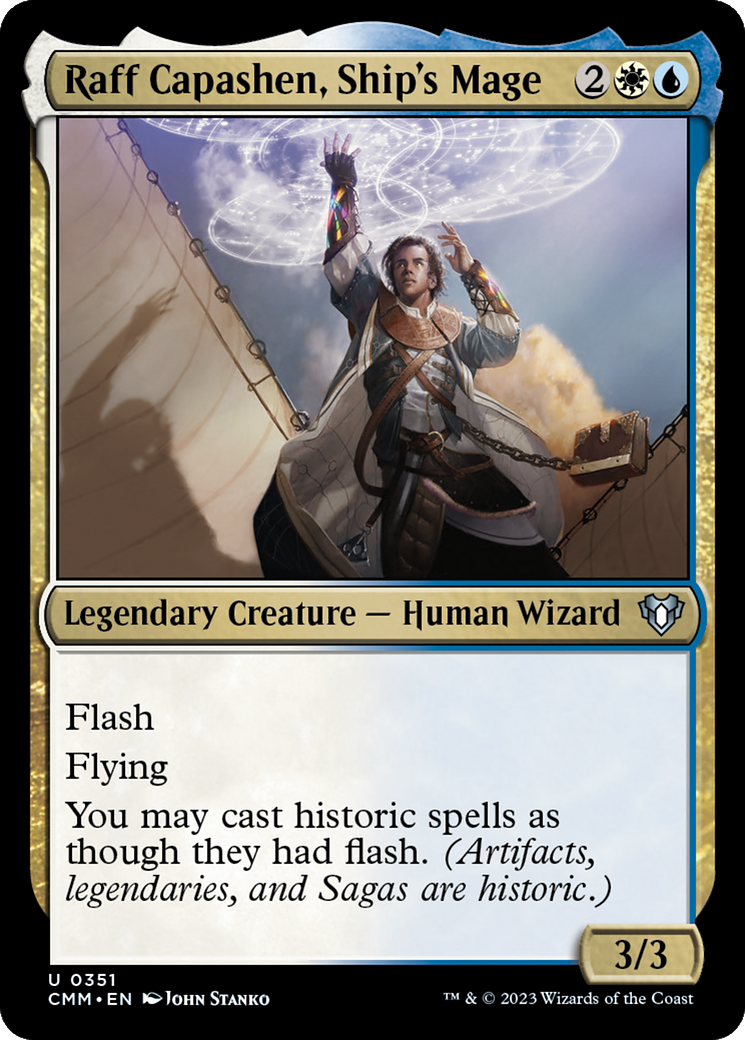 Raff Capashen, Ship's Mage [Commander Masters] [Foil]