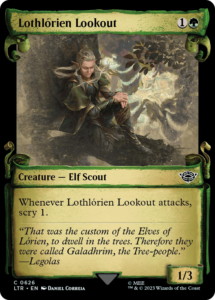 Lothlorien Lookout [The Lord of the Rings: Tales of Middle-Earth Showcase Scrolls] [Foil]