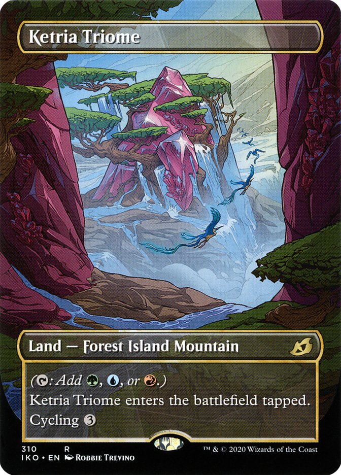 Ketria Triome (Showcase) [Ikoria: Lair of Behemoths] [Foil]