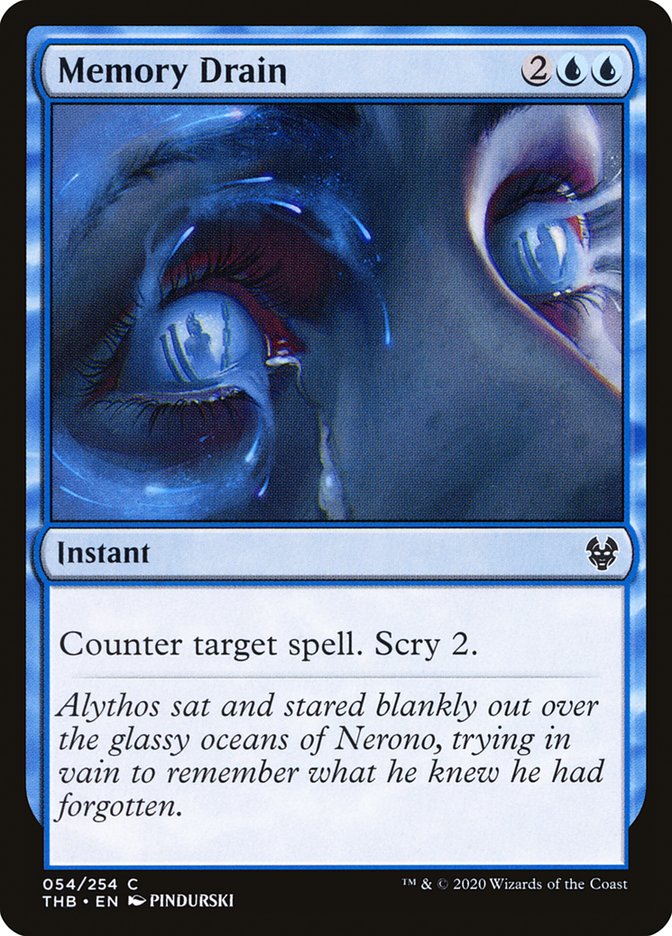 Memory Drain [Theros Beyond Death] [Foil]