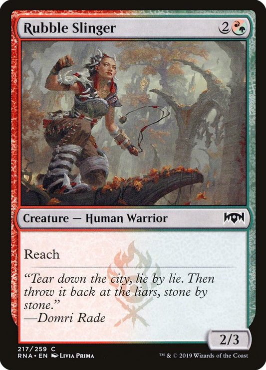 Rubble Slinger [Ravnica Allegiance] [Foil]