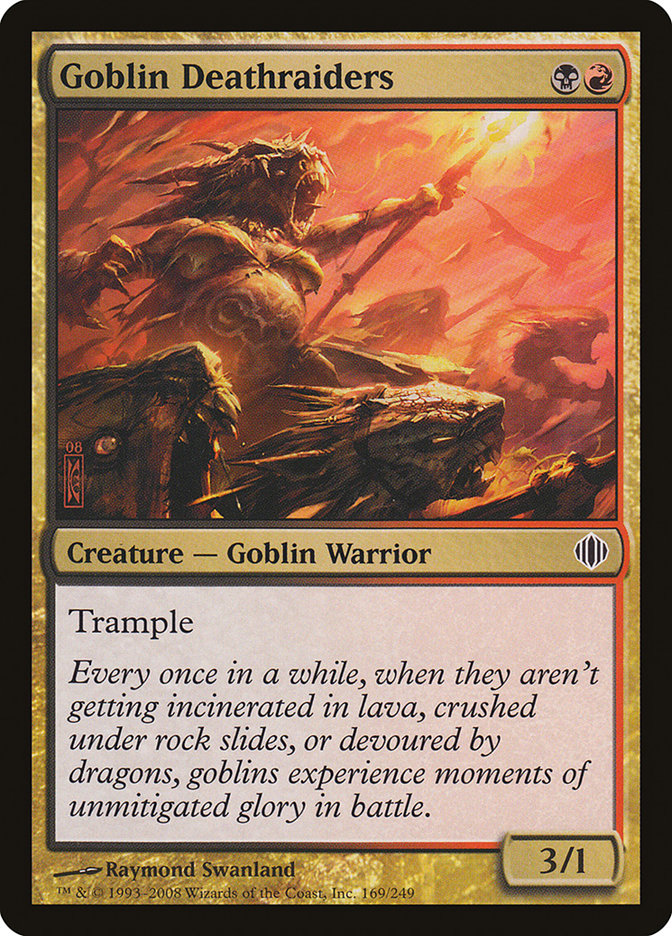 Goblin Deathraiders [Shards of Alara] [Foil]