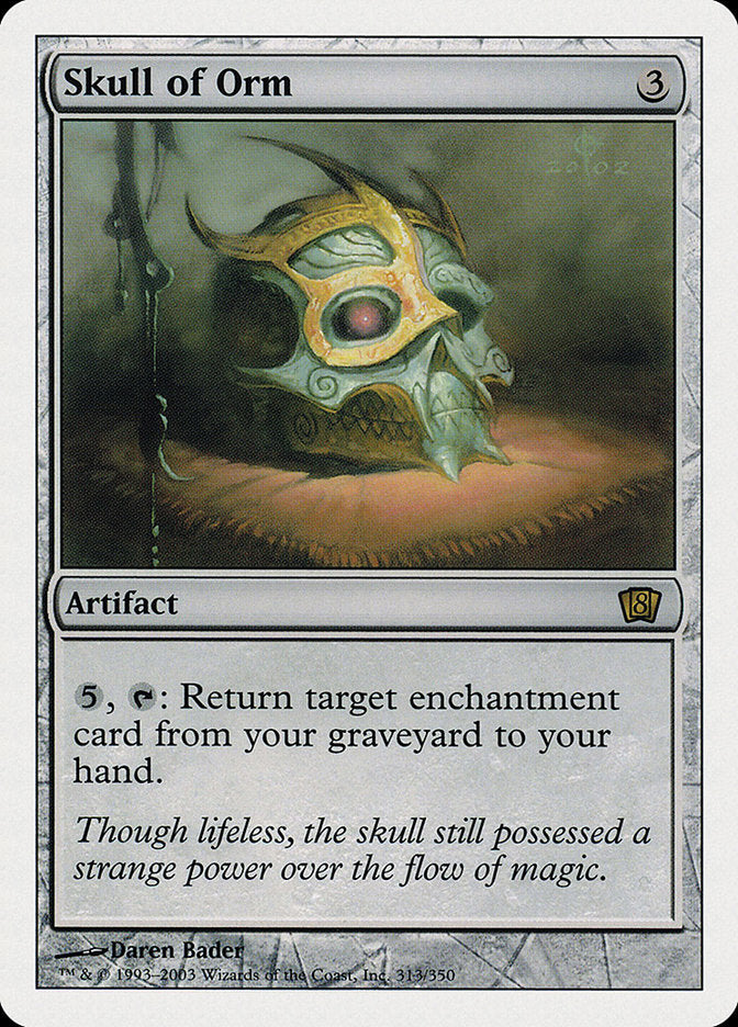 Skull of Orm [Eighth Edition] [Foil]