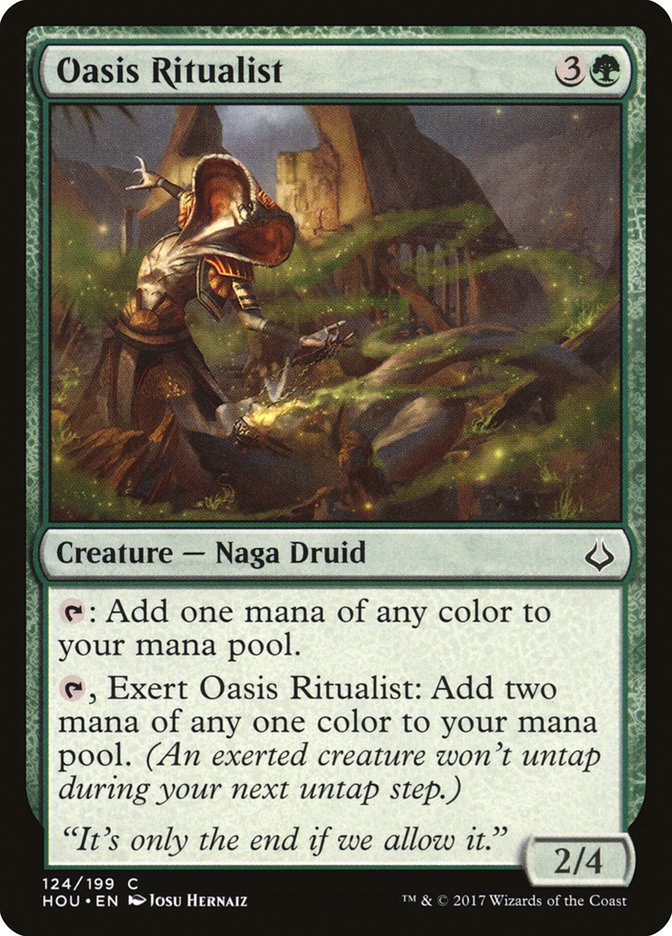 Oasis Ritualist [Hour of Devastation] [Foil]
