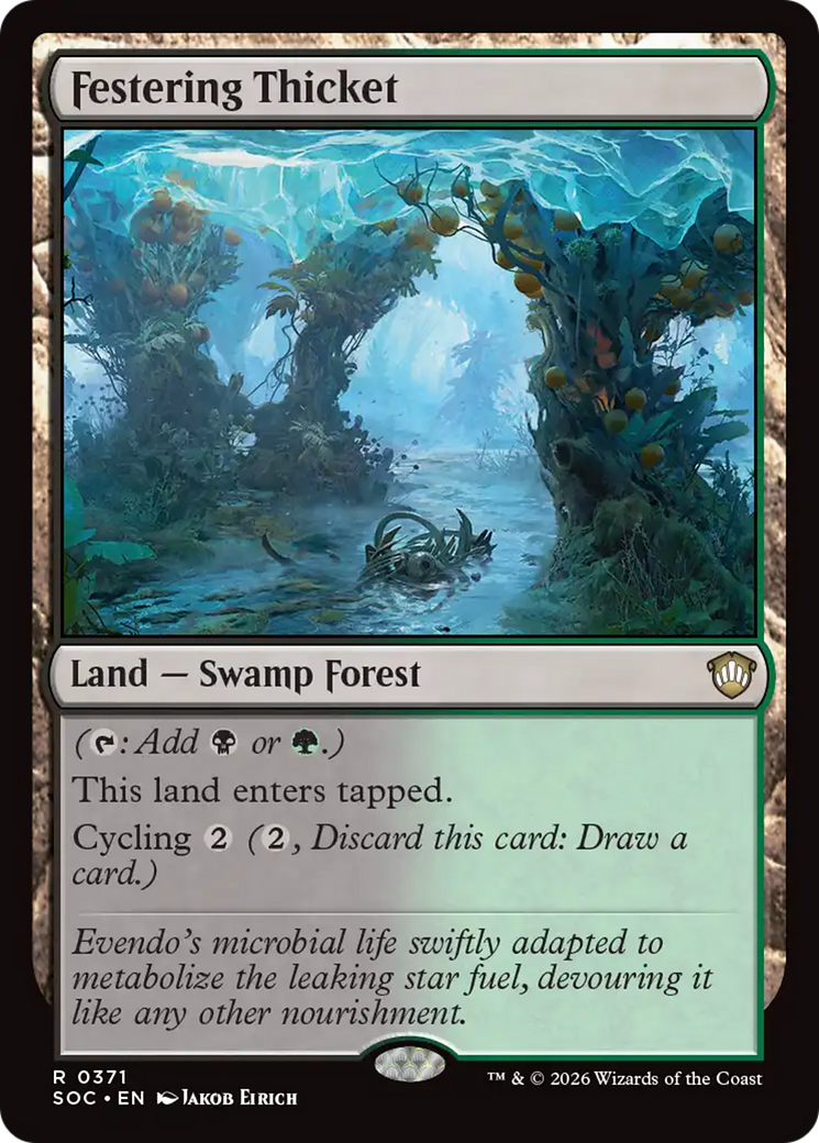 Festering Thicket [Secrets of Strixhaven Commander] [Foil]