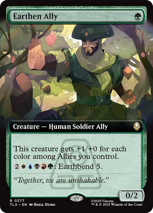 Earthen Ally (Extended Art) [Avatar: The Last Airbender] [Foil]