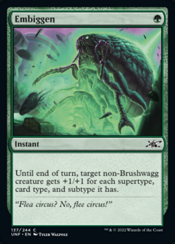 Embiggen [Unfinity] [Foil]