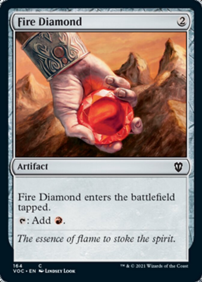 Fire Diamond [Innistrad: Crimson Vow Commander] [Foil]