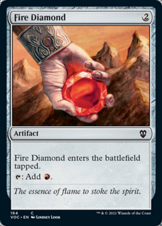 Fire Diamond [Innistrad: Crimson Vow Commander] [Foil]